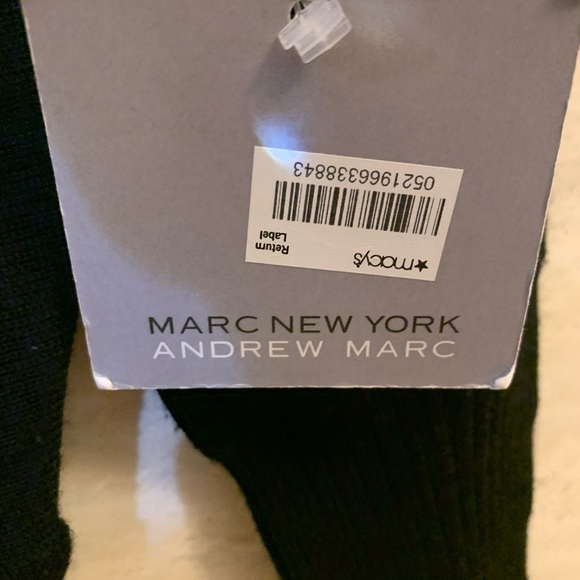 Elegant Black Sequin Sleeve Sweater Dress by Marc of New York - Picture 3 of 8